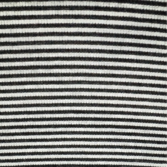 Talbots Vintage Sleeveless Striped Top Sheath Maxi Dress Charcoal Gray Size LP - Picture 5 of 11